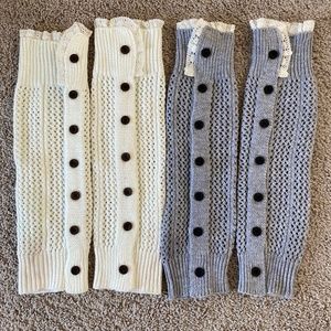 2 Sets Grace & Lace Leg Warmers